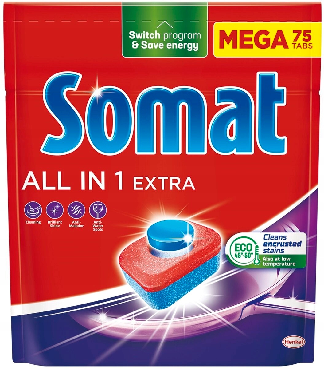 Levně Somat Tablety do myčky 75 ks All in one Extra 09343