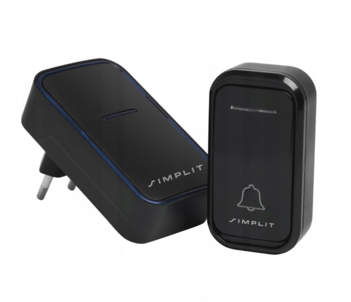 DZWONEK BEZPRZEWODOWY DO BRAMY FURTKI DRZWI WODOODPORNY IP44 A6 Marka Simplit