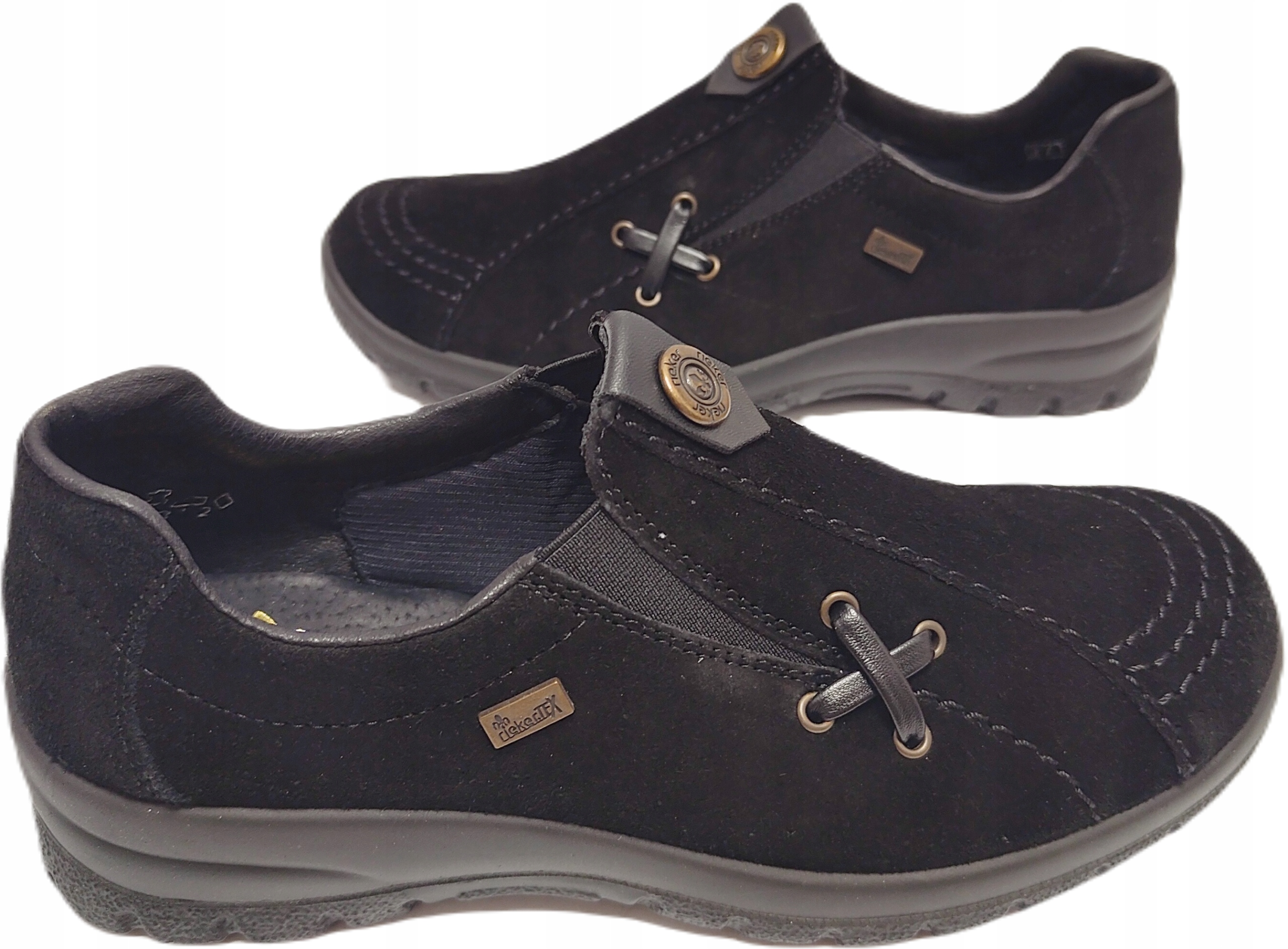 polobotky kožené membrána Tex Rieker L7171-00 r37