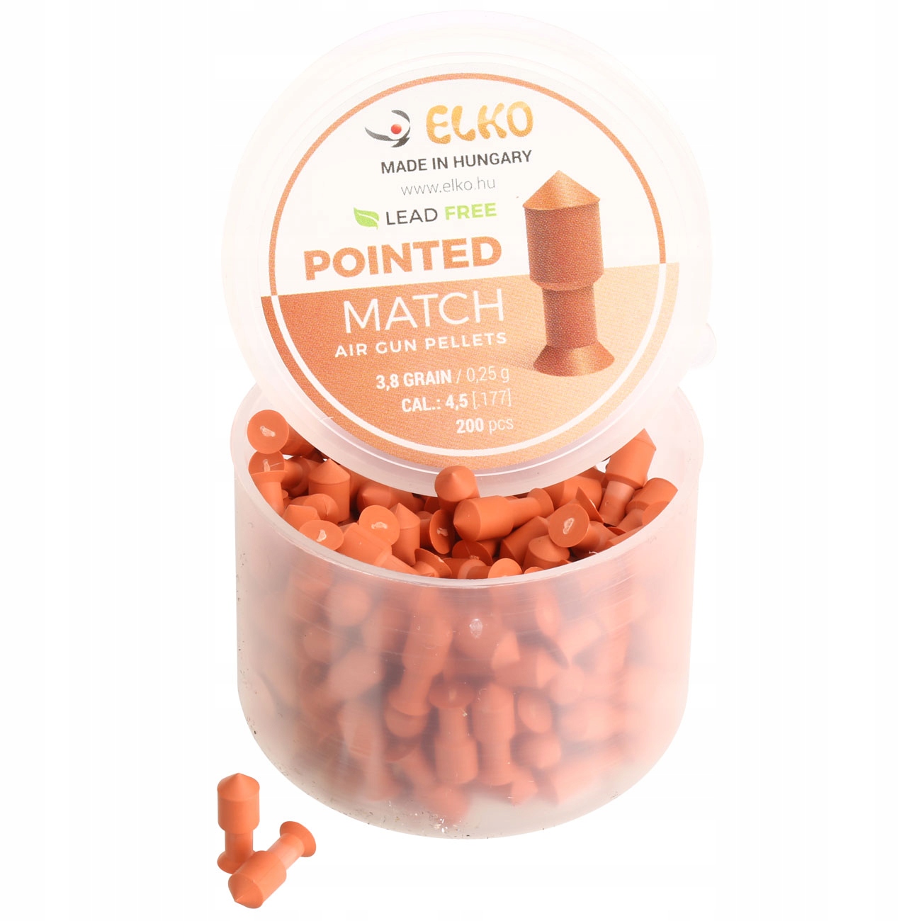 

Śrut pocisk teflonowy Pointed 4,5 mm do wiatrówek