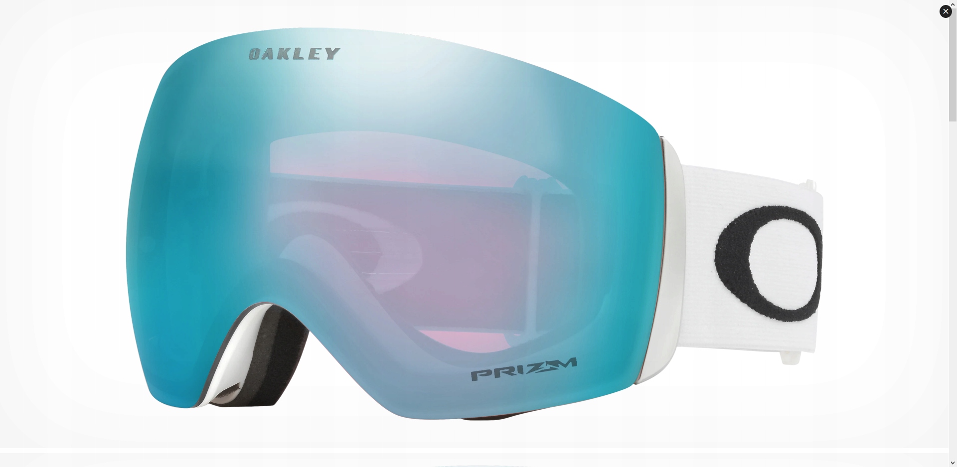 Gogle Oakley Flight Deck M Matte White Prizm Sapphire OO7064-A0