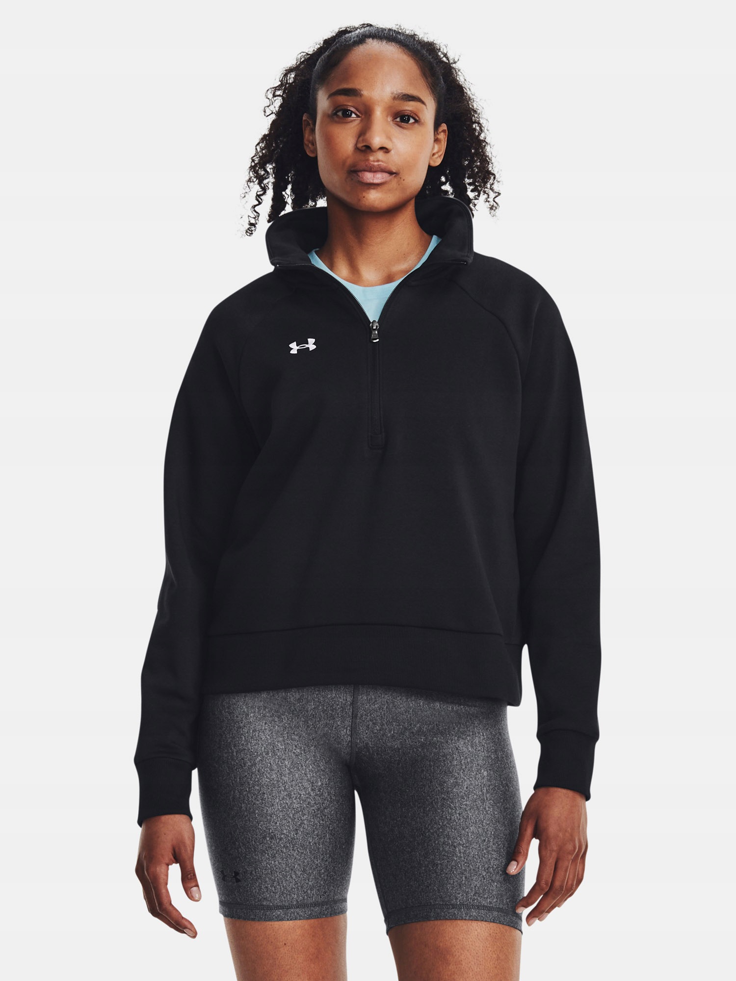 Under Armour Mikina Ua Rival Fleece Hz-blk černá