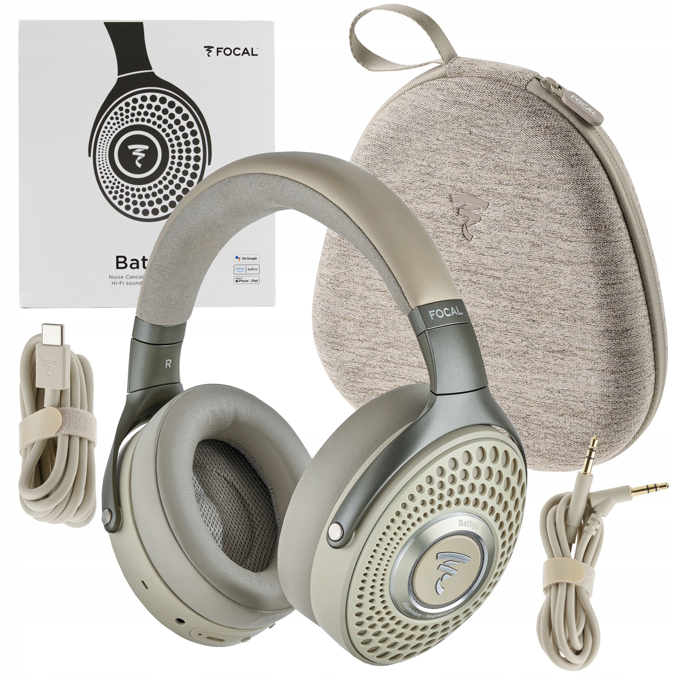 Focal Bathys Dune Nauszne Bluetooth 5.1 Kremowy