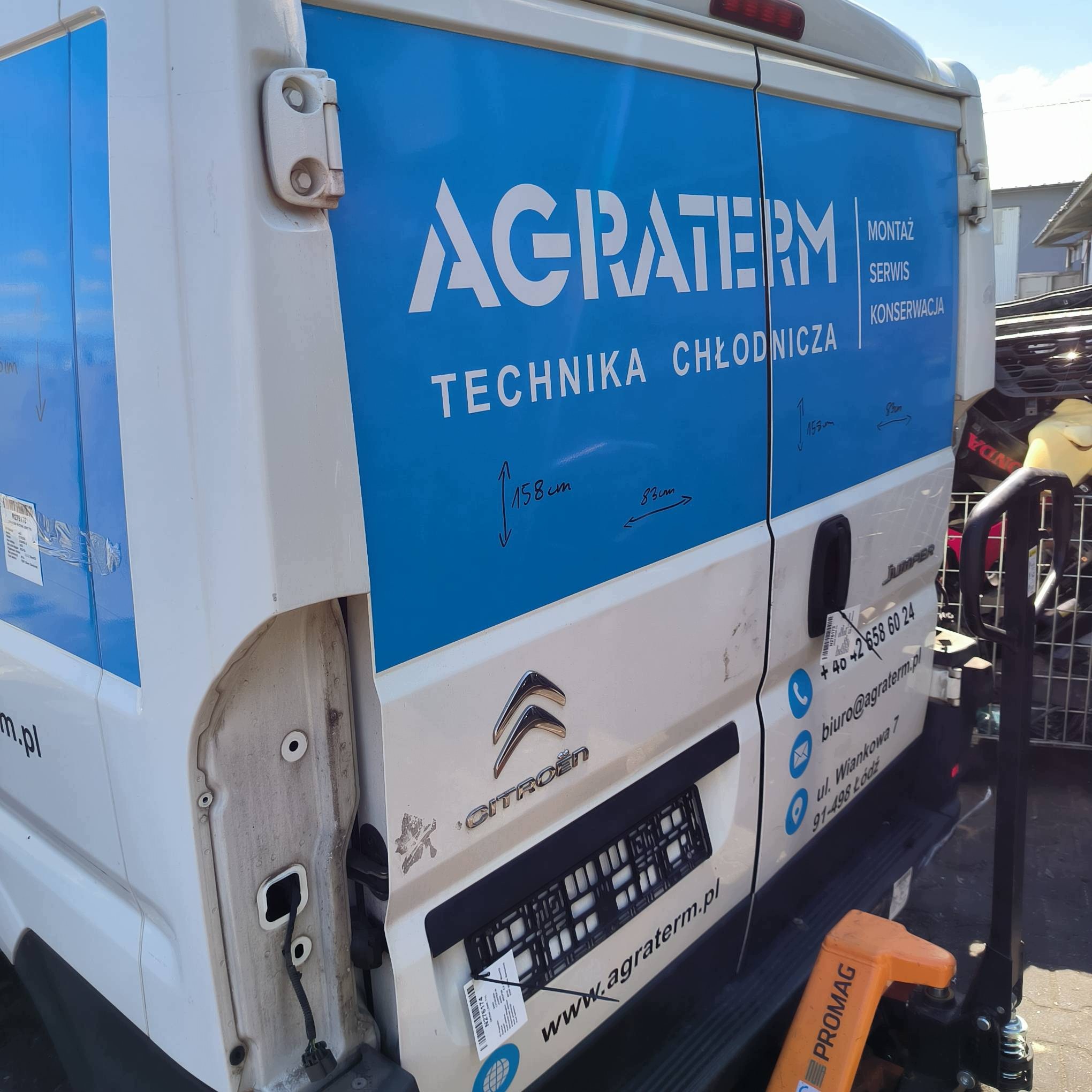 Tür links heck EWP 2019 CITROEN JUMPER III