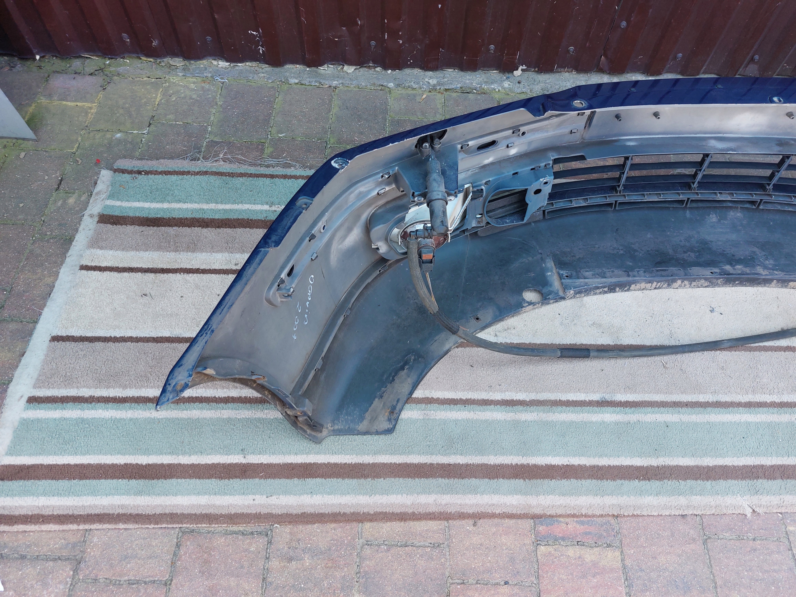 bumper front SKODA OCTAVIA II 04-08r washers