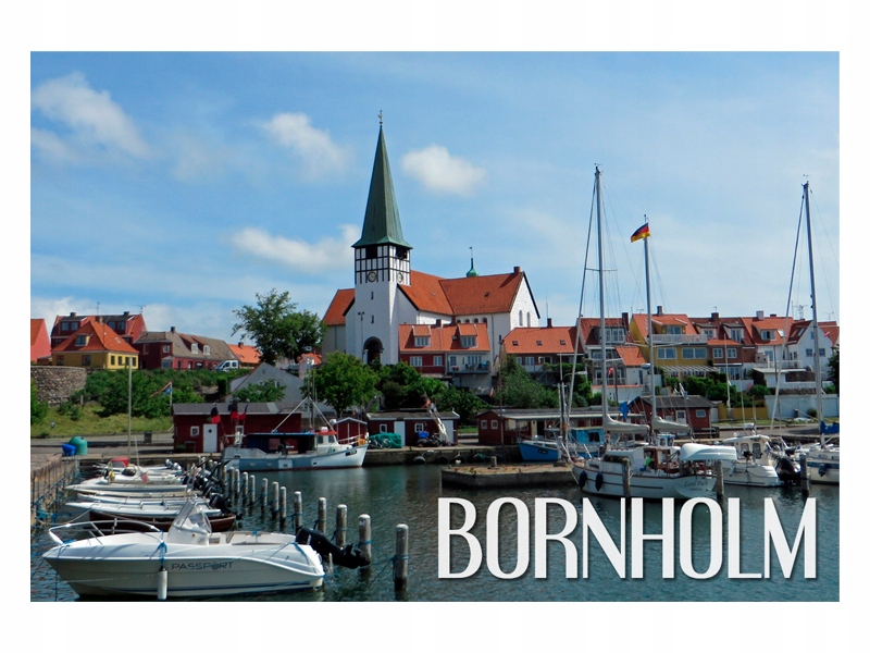 

Dania Bornholm Port Magnes na lodówkę