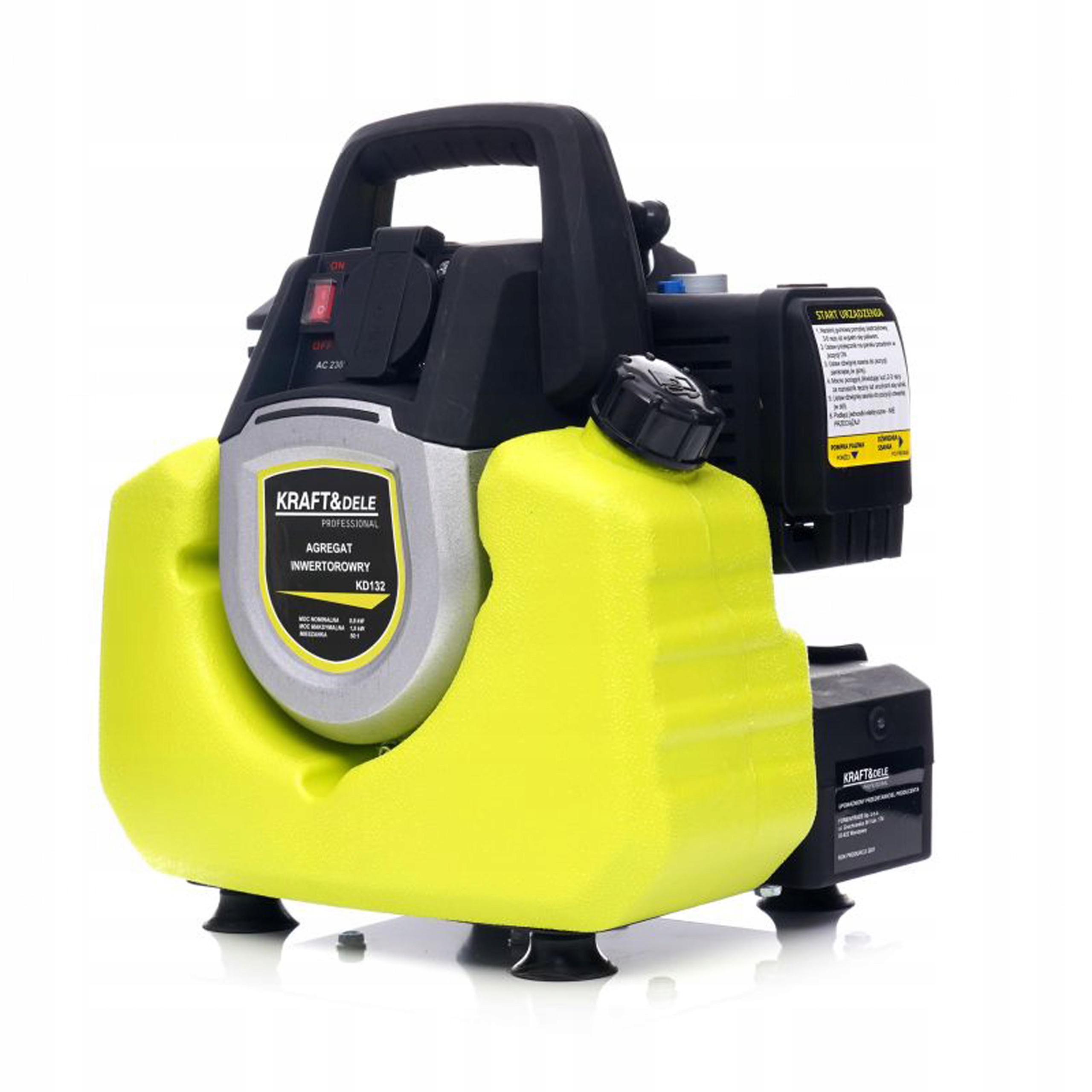 Přenosný Jednofázový Benzínový Generátor Kraft&dele 1000W KD132