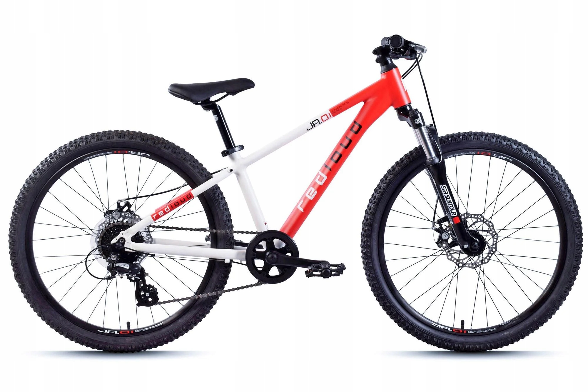 Rower Górski Redloud JA0.2 26" Shimano Altus Hamulce Tarczowe Mtb Biały