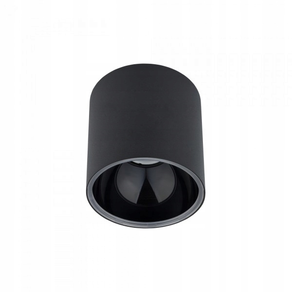 Nowodvorski moderní stylová bodová lampa Tuba Halo černá 8196