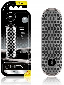 

Zapach do samochodu Silver Aroma Hex Car 2w1