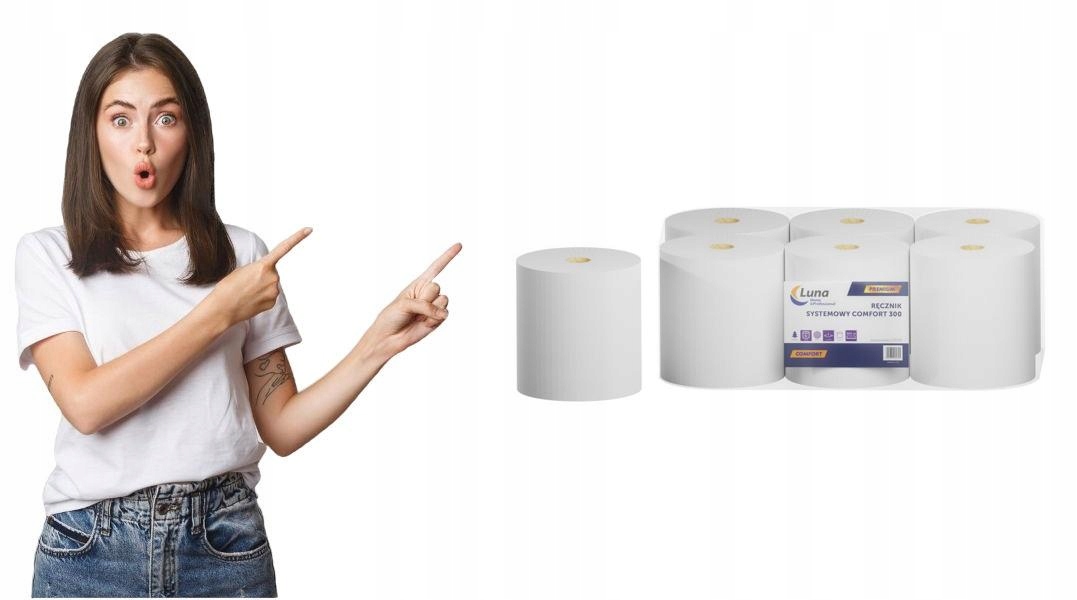 Levně Papírový ručník Luna Hp 300 Comfort 6 Ks.