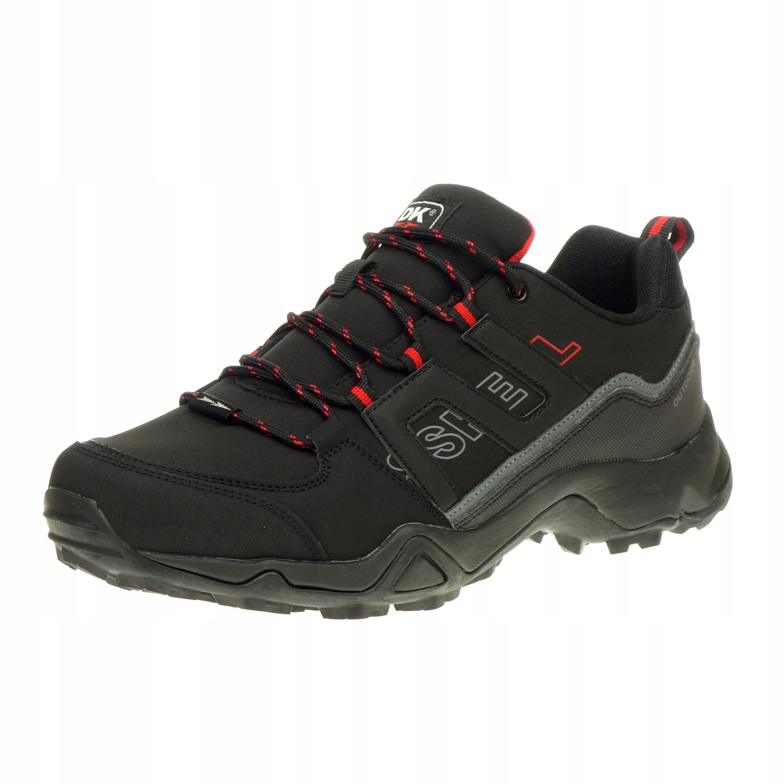 Pánské trekové boty Dk Spirit SoftShell Outdoor BlkRed 43