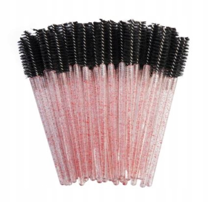 SZCZOTECZKA SPIRALKA DO RZĘS ZESTAW BROKAT 50 SZT