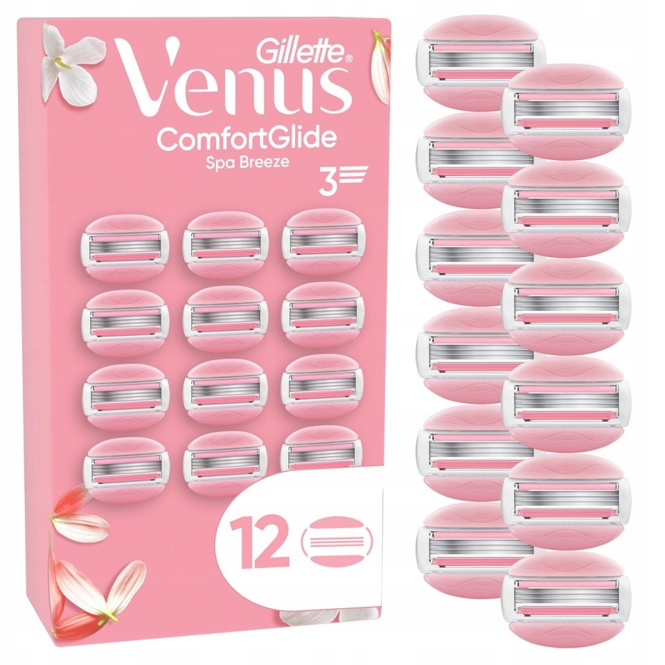 Gillette Venus ComfortGlide Spa Breeze vložky na holení 12 ks Popis!