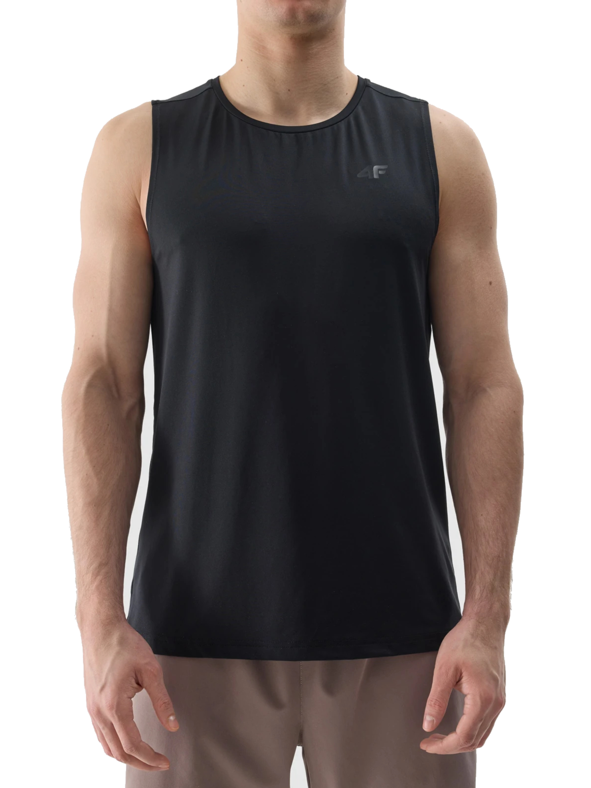 Koszulka bez rękawów 4F 4FWSS24TFTSM597-20S tank top siłownia treningi XXL