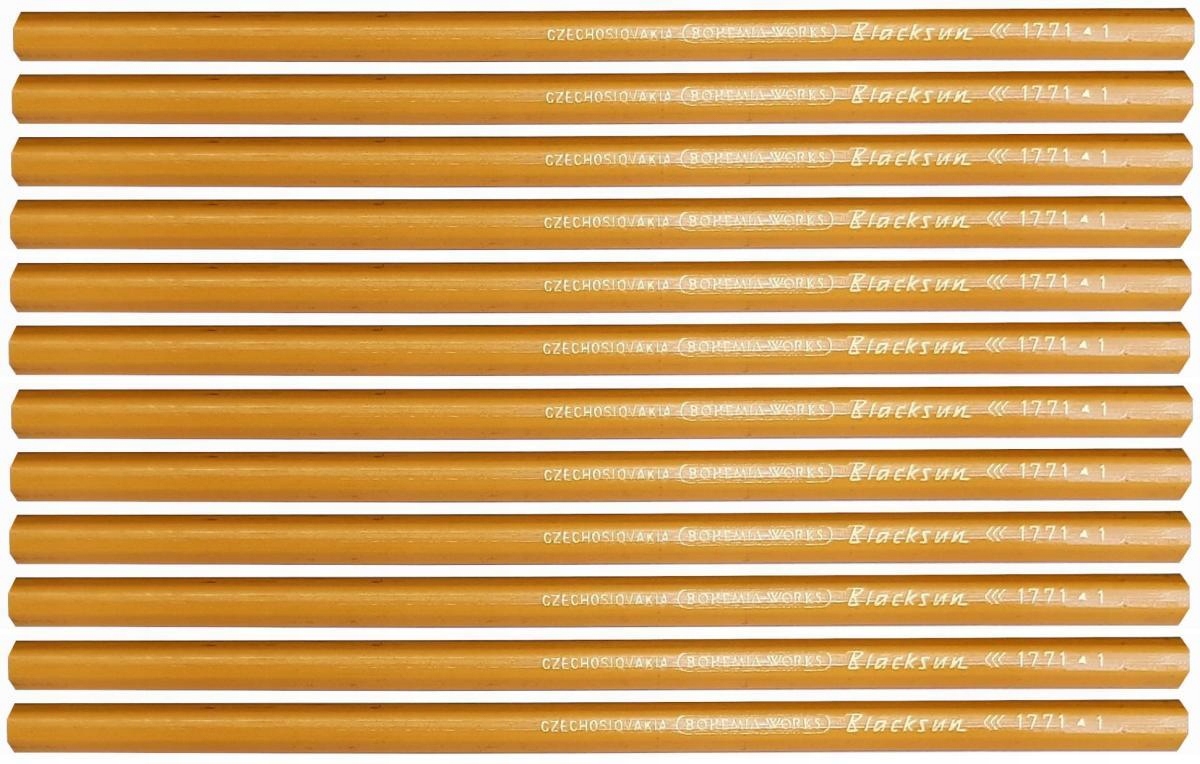Ołówek CZECHOSLOVAKIA BOHEMIA WORKS -B- 12 sztuk