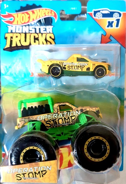 

Operation Stomp Hot Wheels 1:64 Monster Trucks