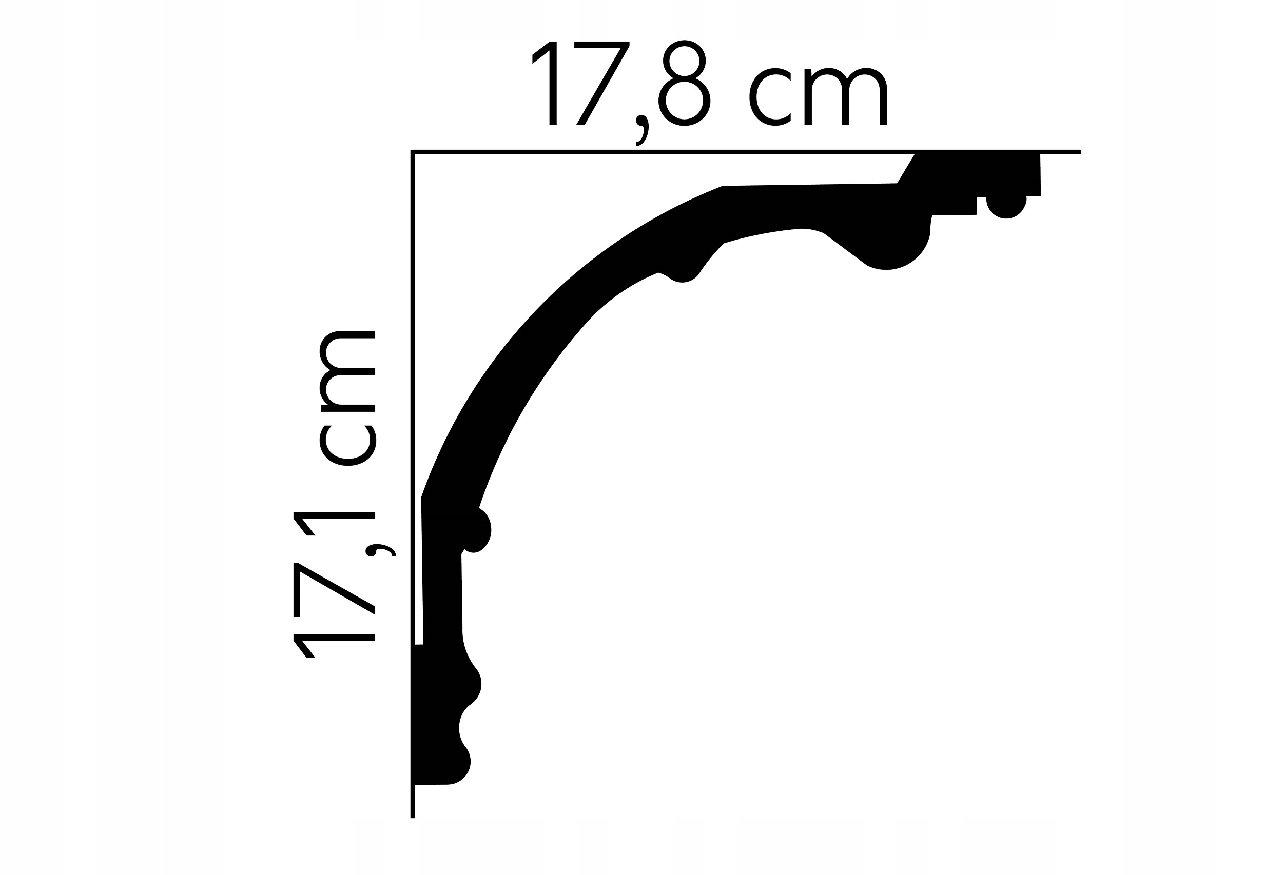 LISTWA SUFITOWA MDA109 Mardom. PRZYSUFITOWA. GZYMS Marka Mardom decor