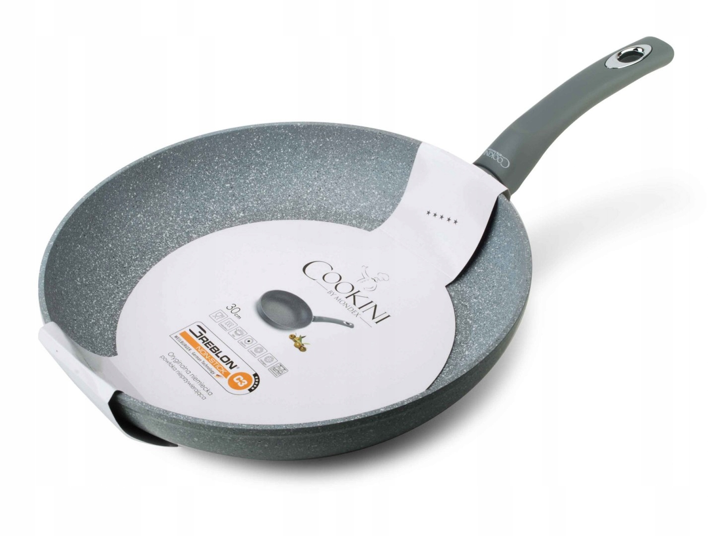 

Patelnia 30 cm indukcja z powłoką Olive Cookini
