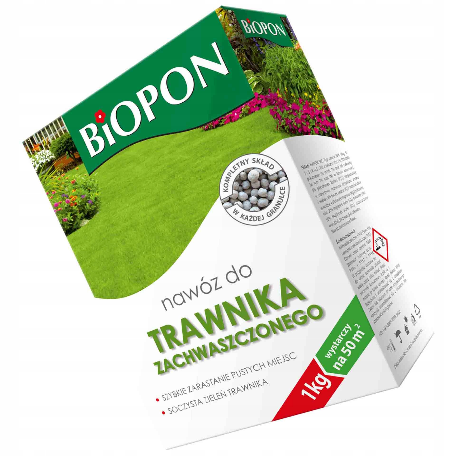 

Biopon Nawóz Granulat Do Trawnika Zachwaszczonego