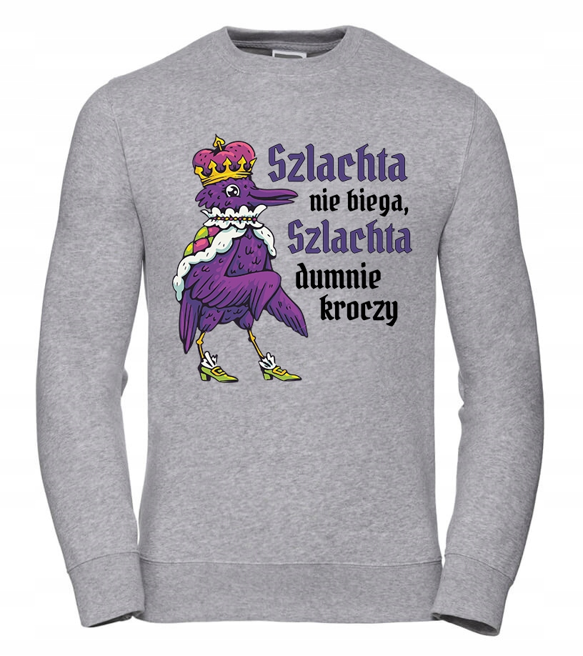 Pánská Mikina Šlechta Neběhá 3XL Šedá Pro něj Chlapa Manžela Chlapa