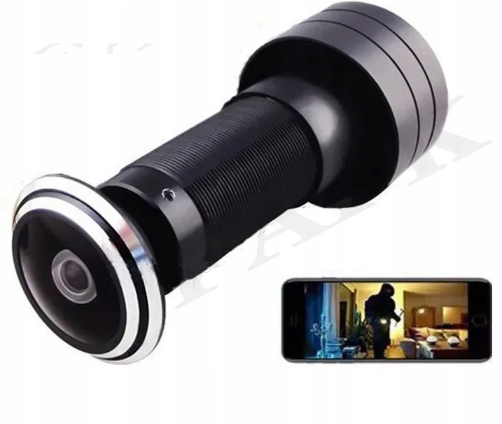 Kukátko Dveřní Kamera Jidáš Full Hd Wifi Tuya 2.4G 5G