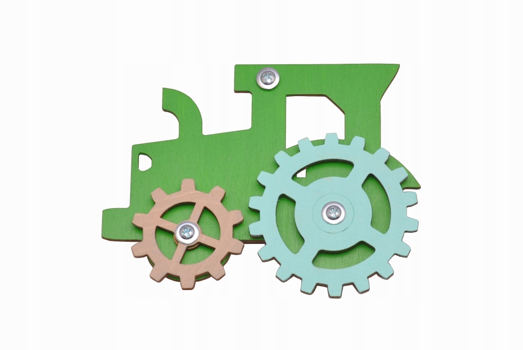 

Kolorowy Traktor Element Do Tablicy Sensorycznej