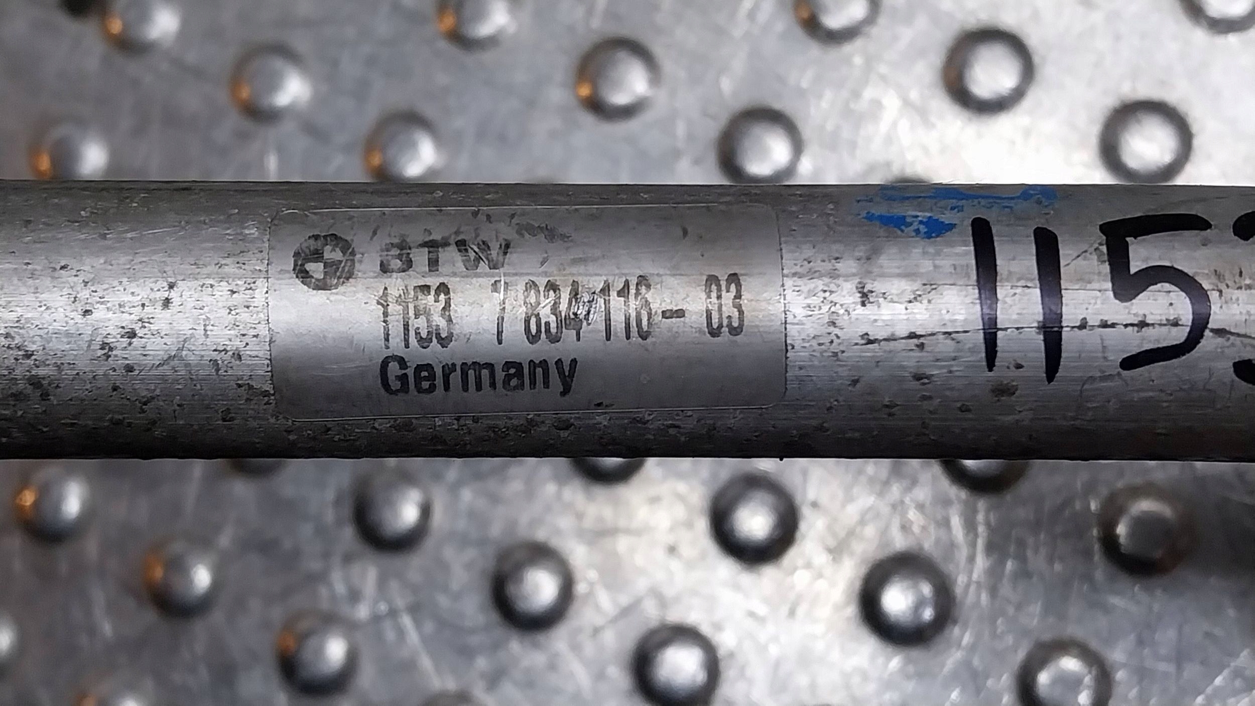prijenos POWROTNY vode 7834116 BMW E60 M5 E63 M6 E64
