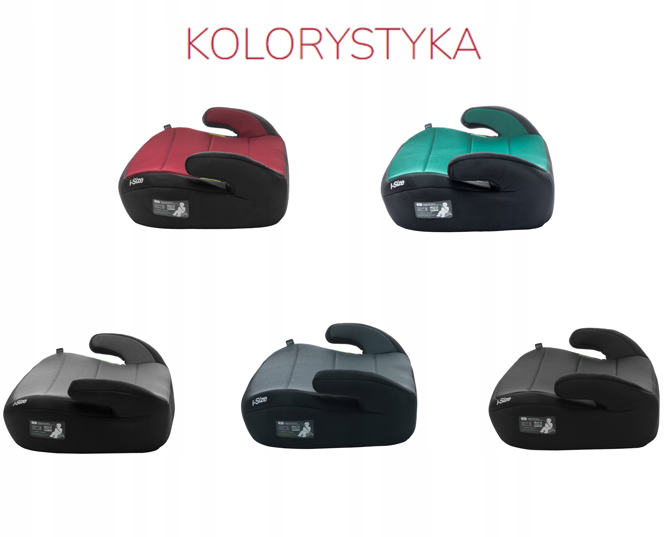 FOTELIK SAMOCHODOWY PODSTAWKA SIEDZISKO BOOSTER 22-36 KG 125-150 cm i-SIZE Marka 4BABY