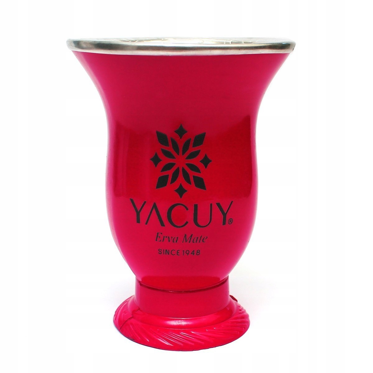 Levně Matero pro Yerba Mate Yacuy Chimarrao Porongo Pink Cuia z prémiové tykve