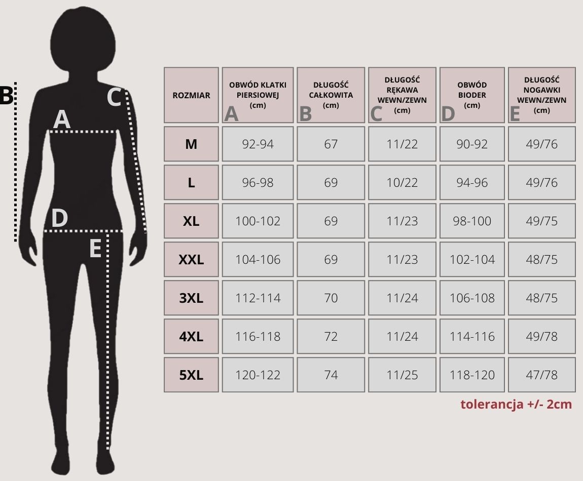 PIŻAMA DAMSKA KR.RĘKAW 3/4 SPODNIE KUBA GRAFIT MAGIC 5XL Marka Kuba