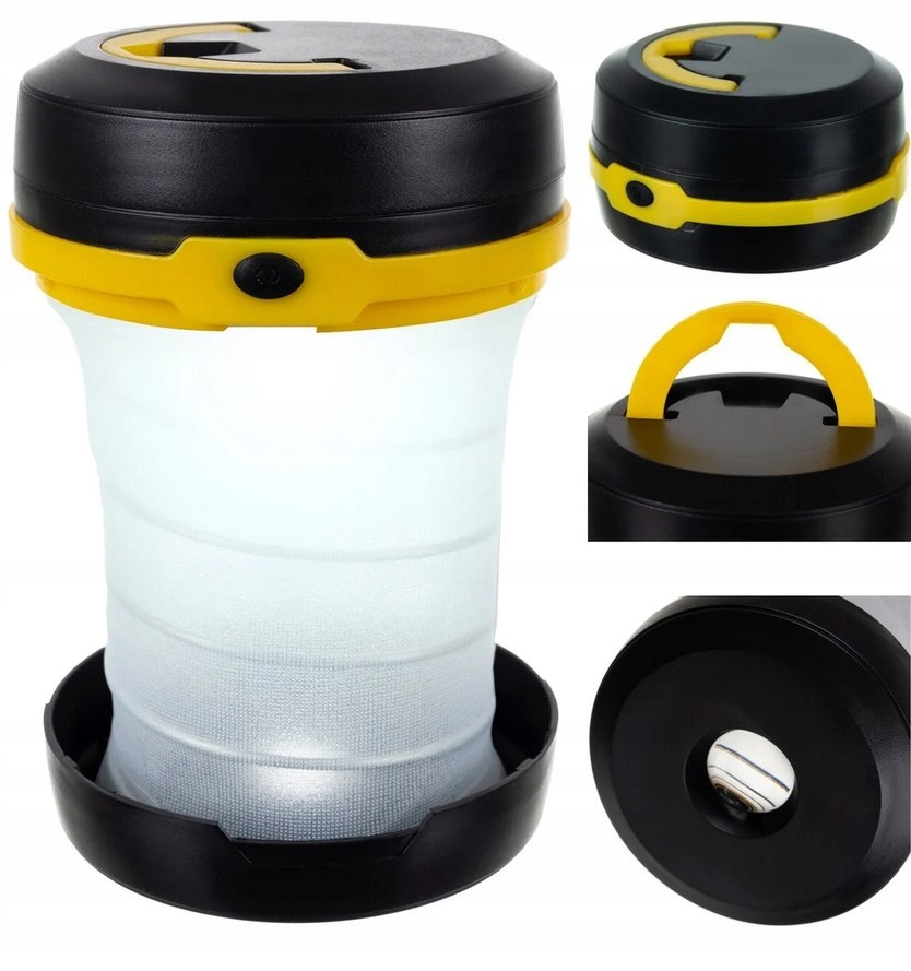 Lampa lampka biwakowa kempingowa Latarka turystyczna składana Led 1 W