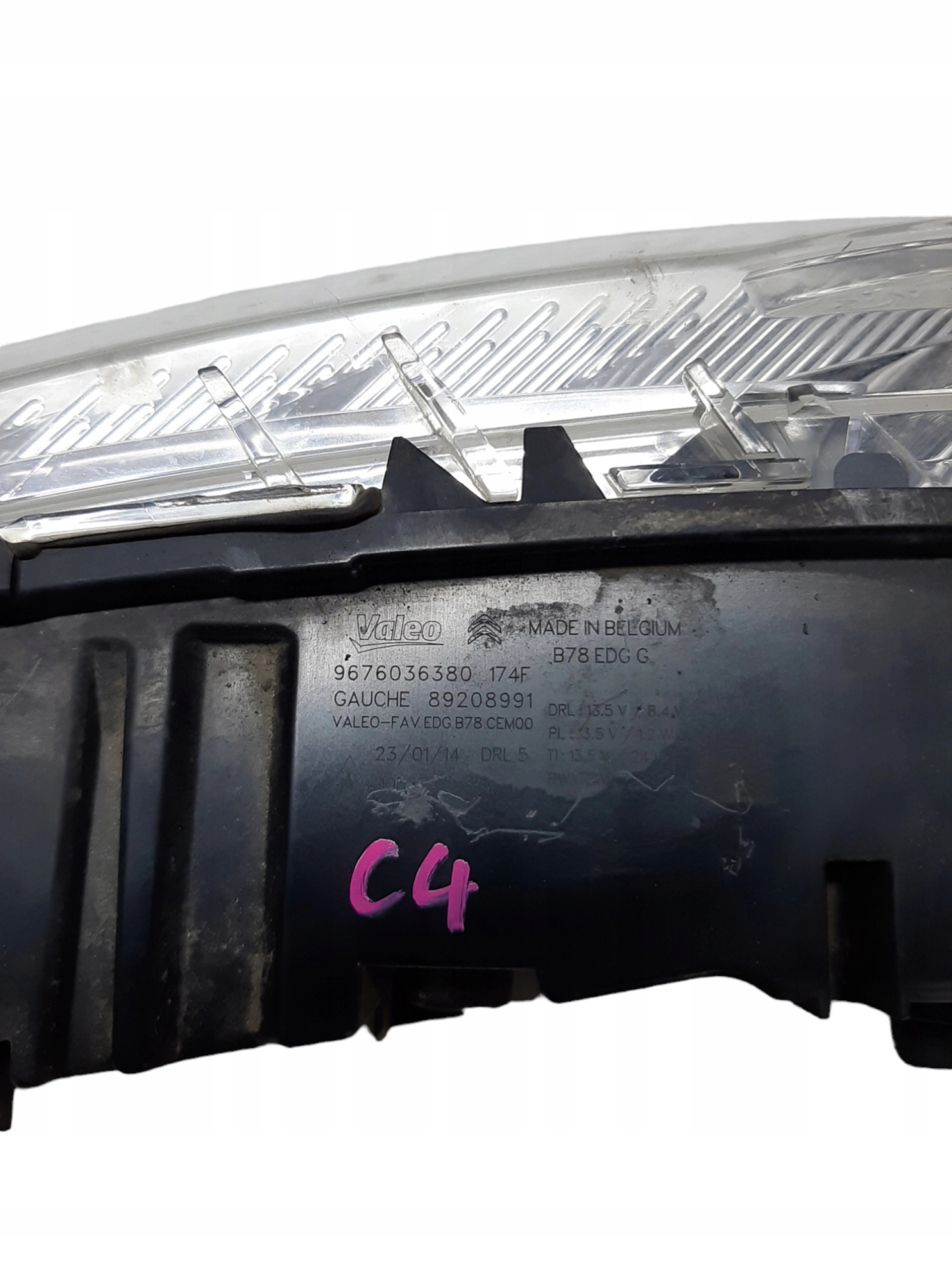 light DZIENNA left front CITROEN C4 II 9676036380