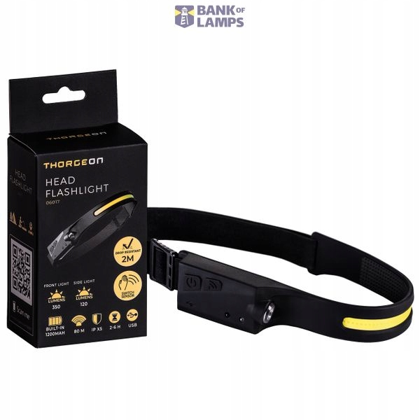 Thorgeon Led čelová lampa 350 lm IPX4 06017