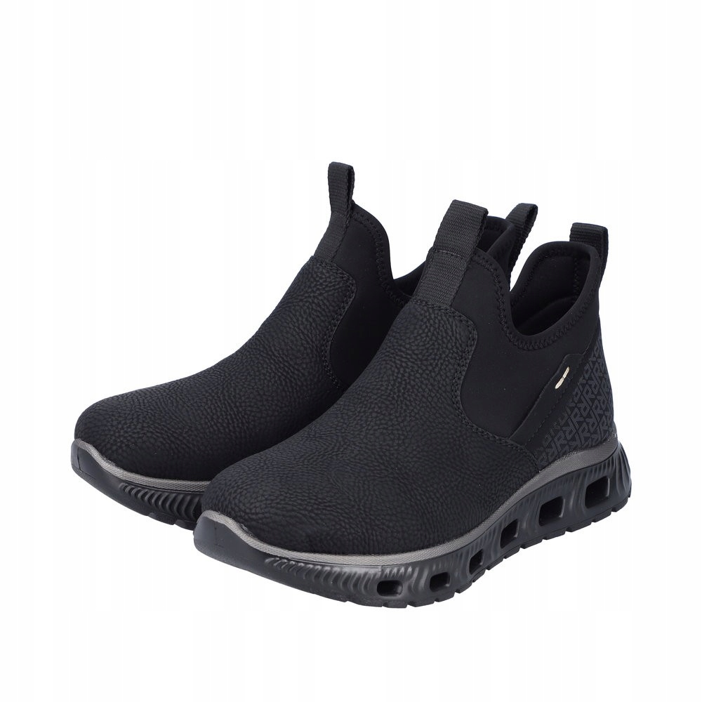 Rieker dámské kotníkové boty zasouvací do kotníku černé vel