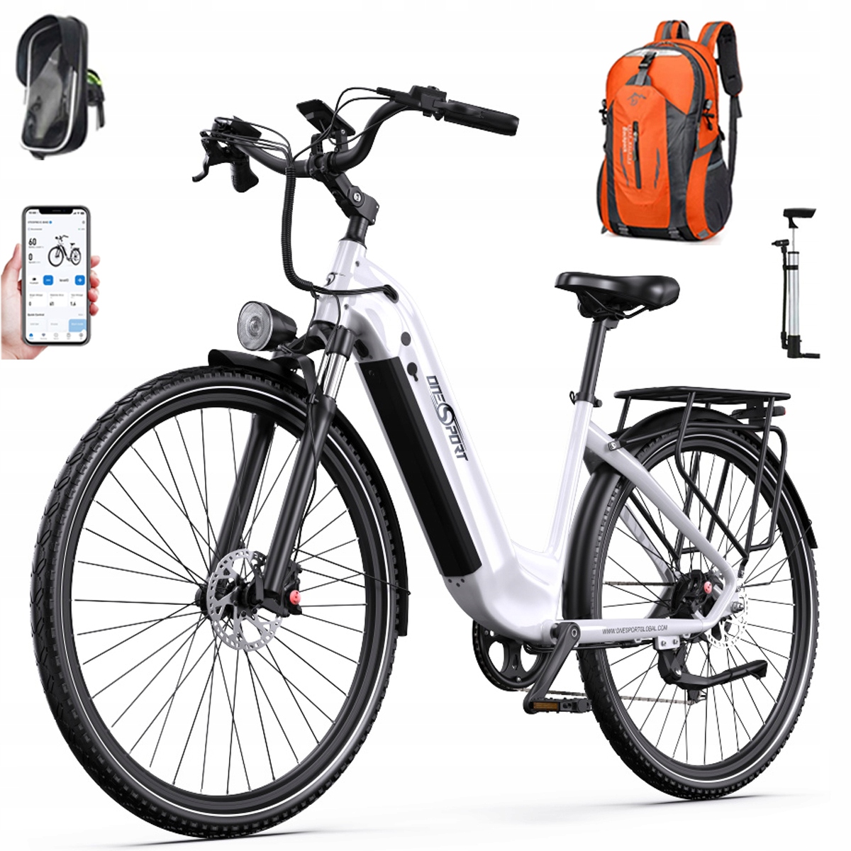 Elektrokolo Onesport OT05 pro 36V 22.5Ah 140 km Pánské/Dámské kolo 27,5"