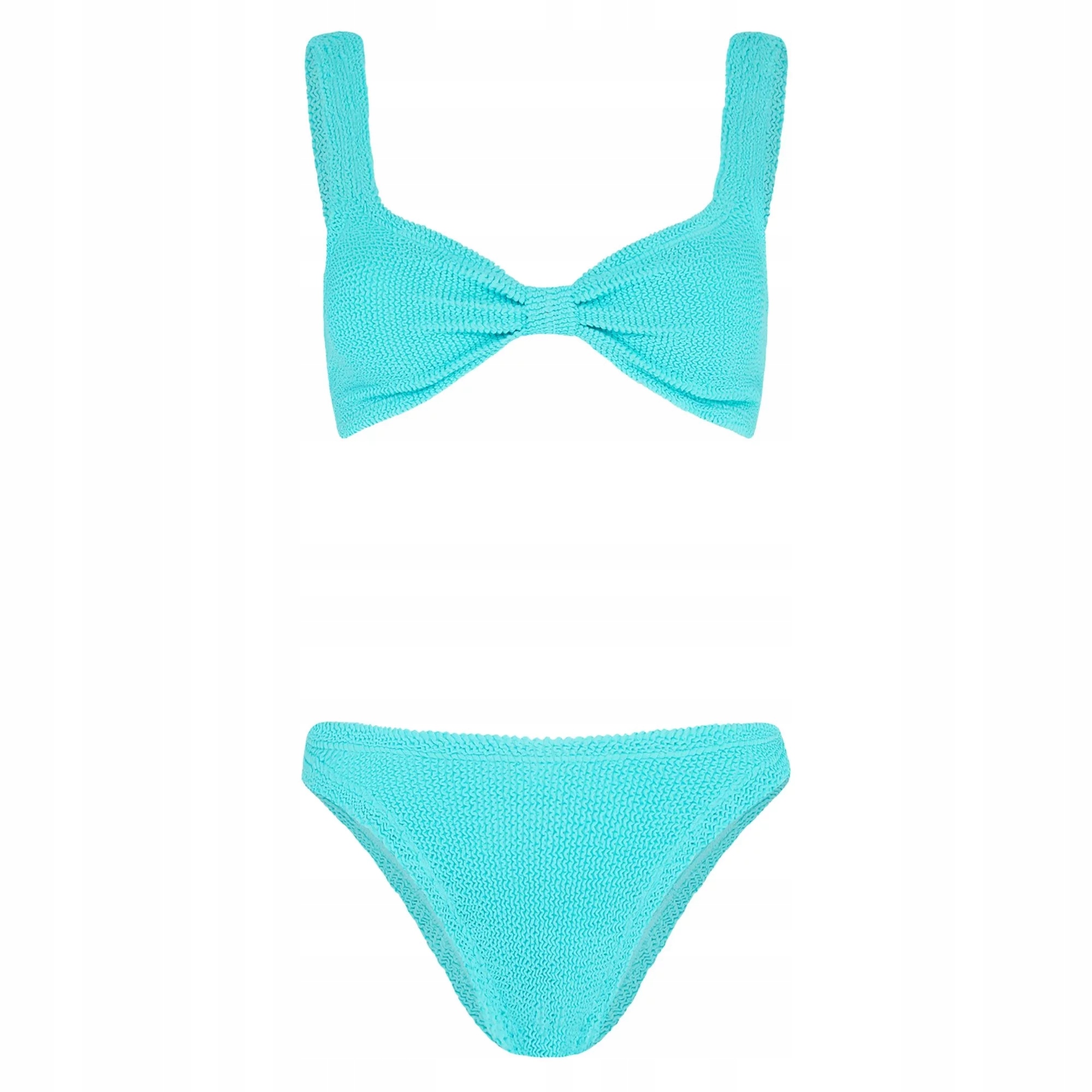 Bikini Bonnie Crinkle Aqua One size Modrá Hunza G