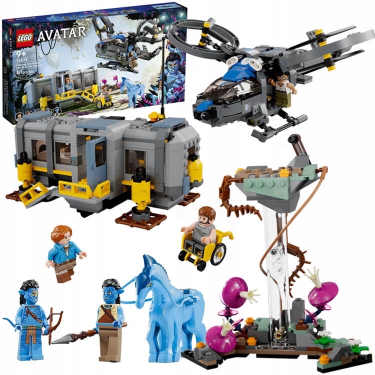 KLOCKI LEGO AVATAR LATAJĄCE GÓRY: STANOWISKO 26 I SAMSON ZPZ 887 ELEMENTÓW