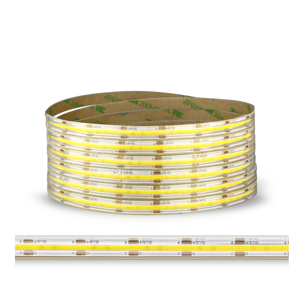 

Taśma Cob 480LED/M IP67 3000K 9W/mb DC12V 1 Metr
