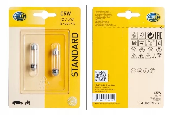 

Hella C5W 5 W 8GM 002 092-123 2