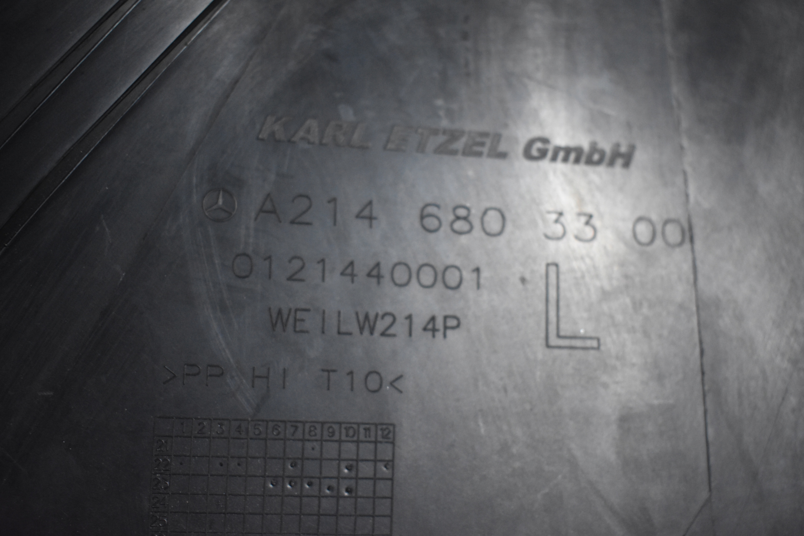 IDEALNA kryt PRAHU levá MERCEDES W214 1 9
