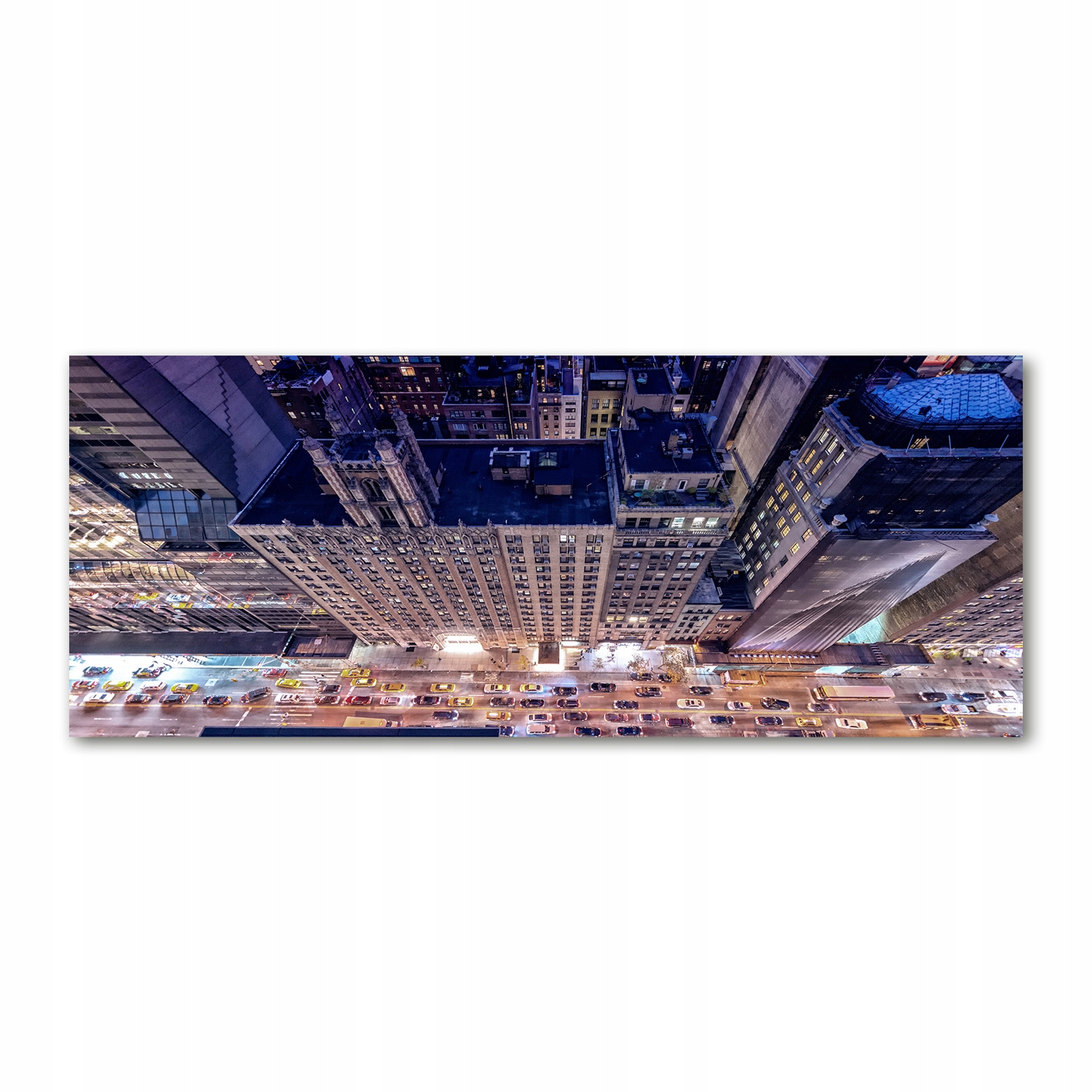 

Foto obraz akryl zdjęcie Nowy Jork nocą 125x50 cm