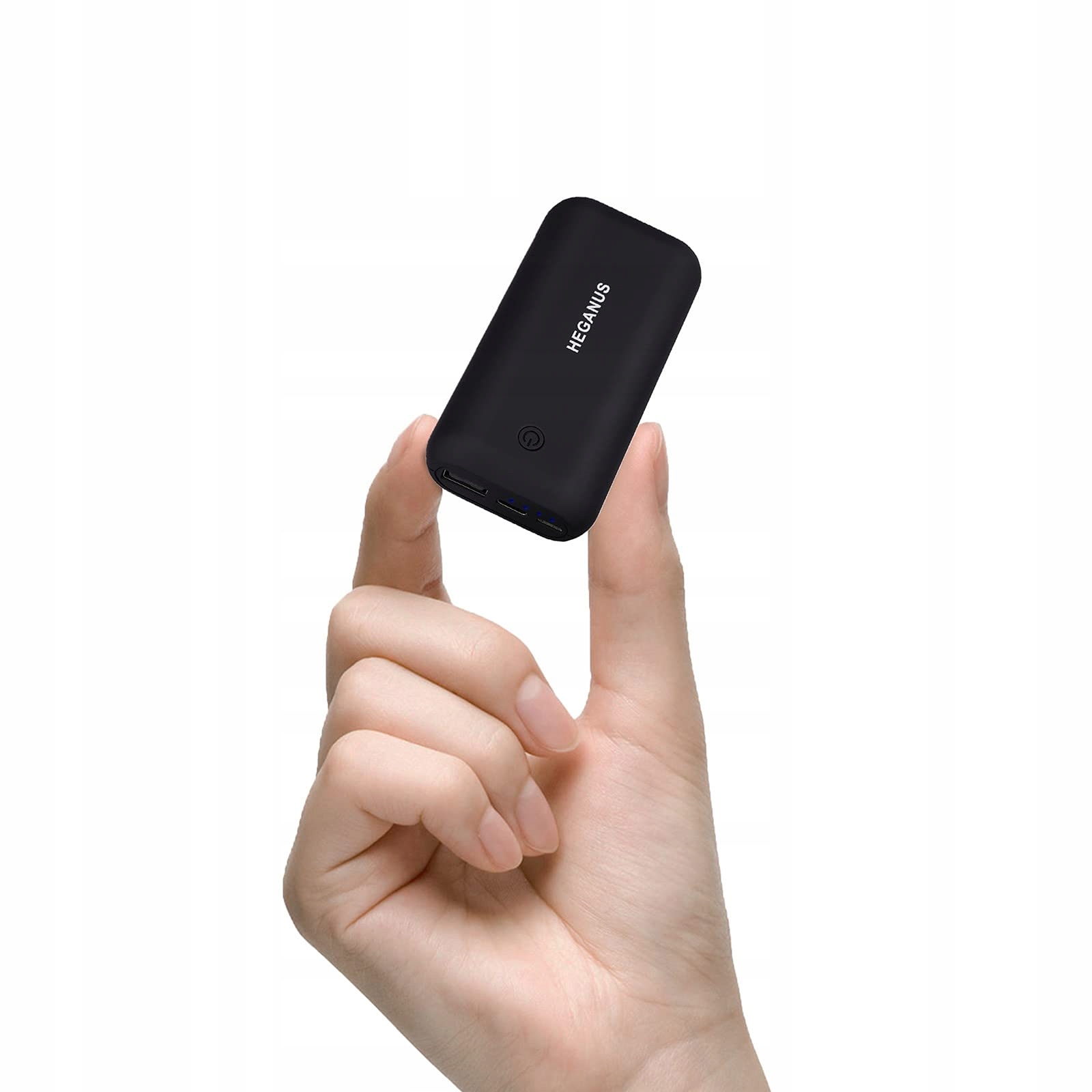 hganus Powerbank 10000mAh Kompaktowy Zewnętrzny Akumulator USB C Micro — miniatura 2
