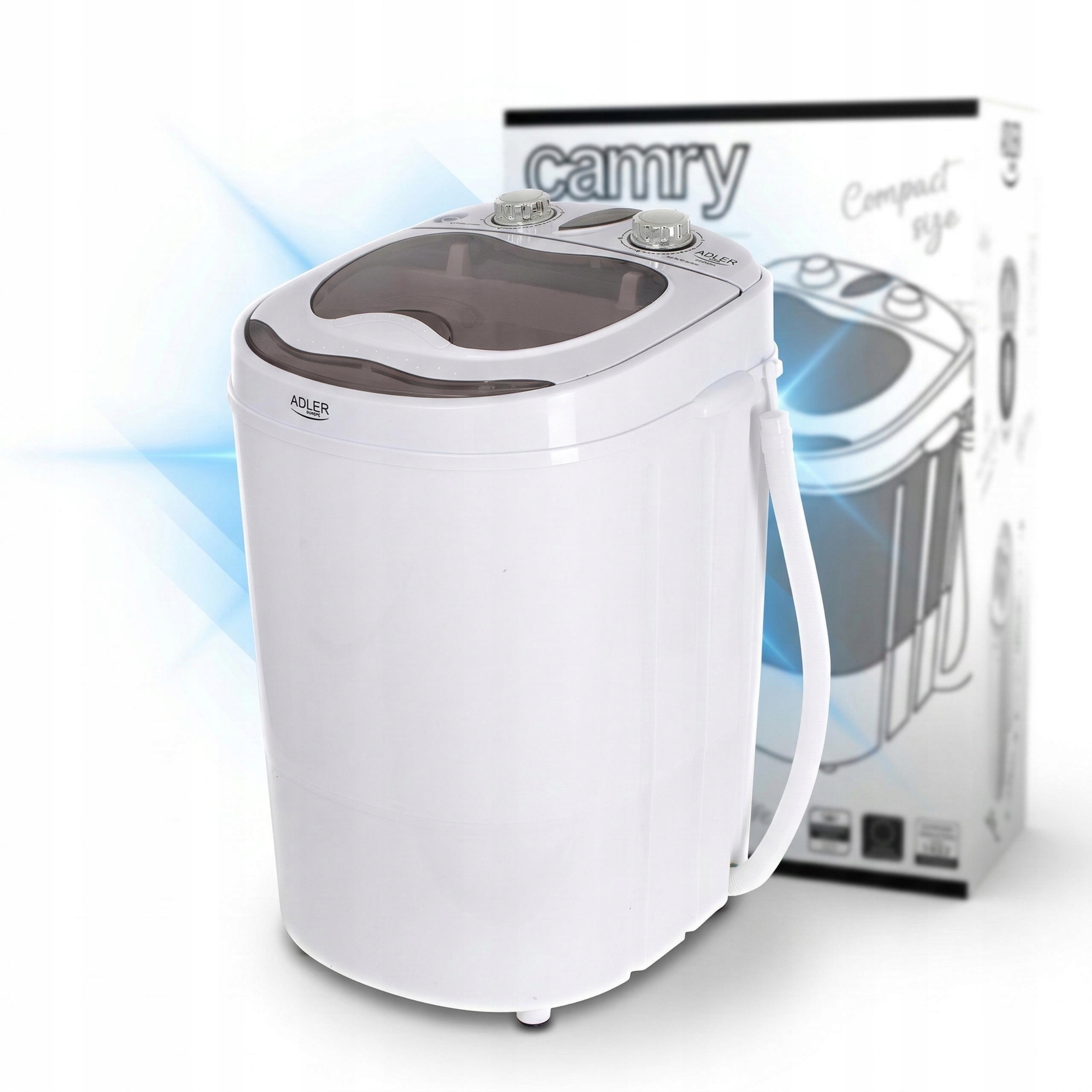 Mini Pralka Turystyczna 3kg Z Wirówką 1kg 2w1 Domowa Turystyczna Na Działkę
