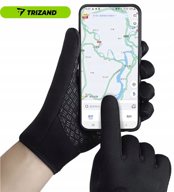 RĘKAWICZKI MĘSKIE DOTYKOWE NEOPREN na ROWER, RYBY, SPORT WrocłaW Rozmiar XL