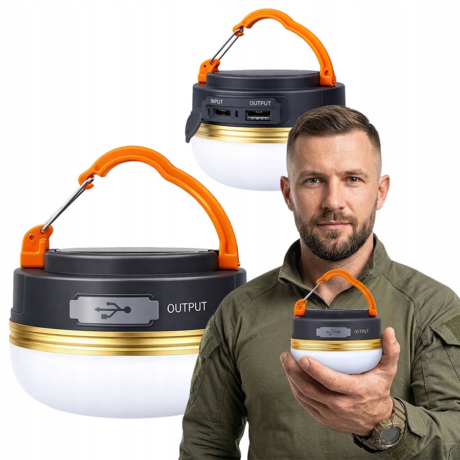 Kempingowa Lampa Akumulatorowa Led Światło do Namiotów Lampa Przenośna