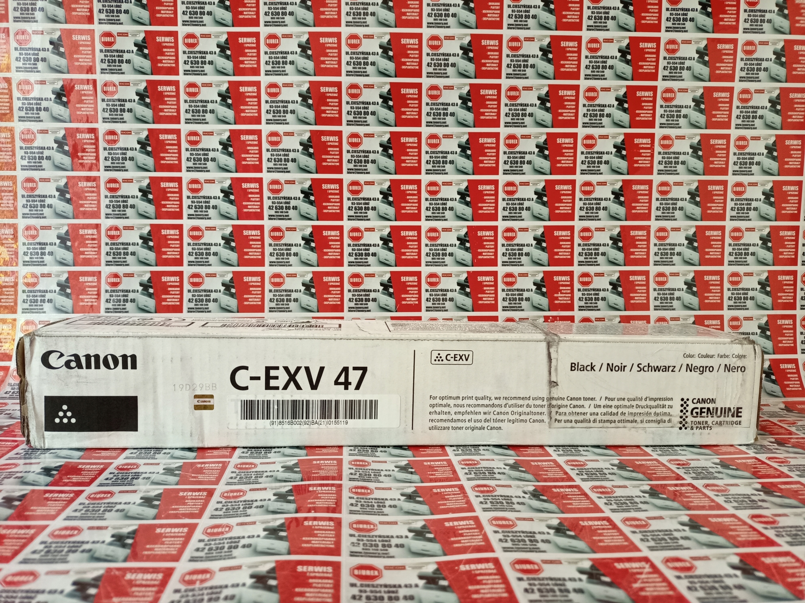 Toner Canon C-exv 47 pro C355i C255i Black orig