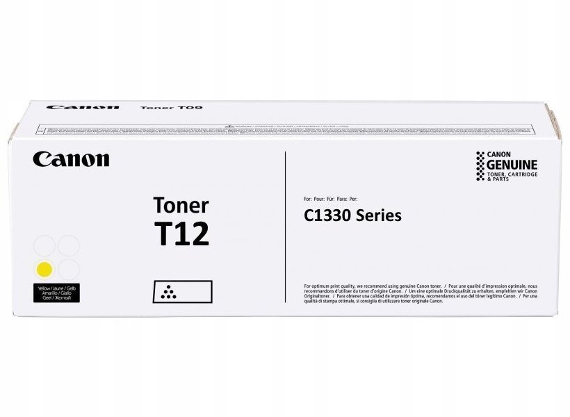 Canon originální toner T12Y žlutý pro i-SENSYS X C1333 s kapacitou 5300
