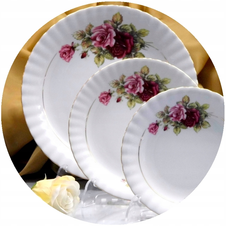 

009 Talerz Płytki 19 cm Iwona Malcer Porcelana