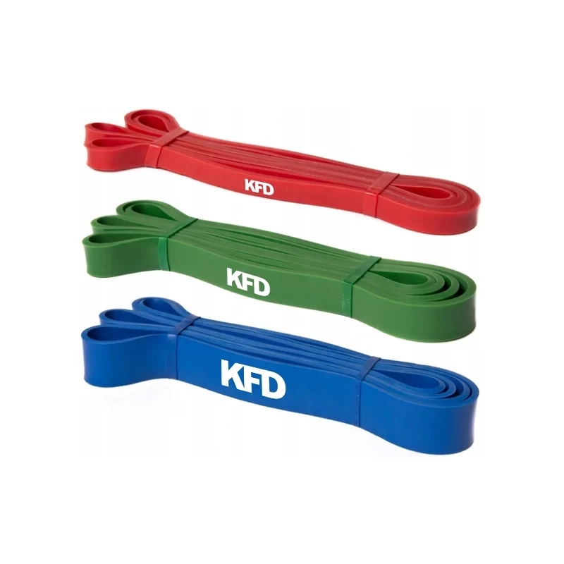 Kfd Sport Power Band Sada Odporových Gum Síla Rehabilitace Tréninková Sada 3KS